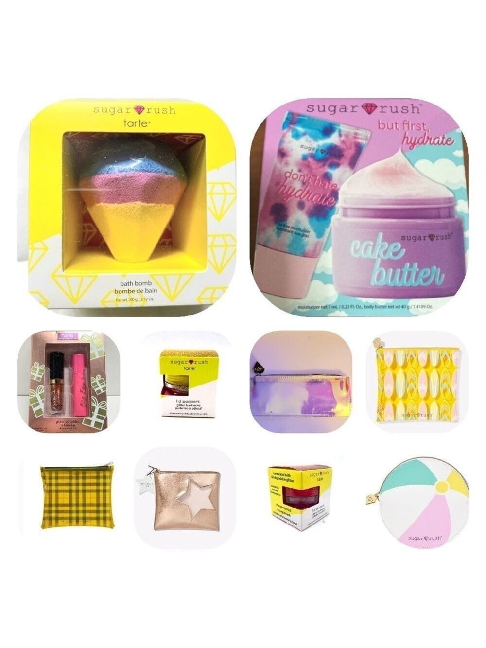 TARTE COSMETICS MISCELLANEOUS MAKEUP BAGS